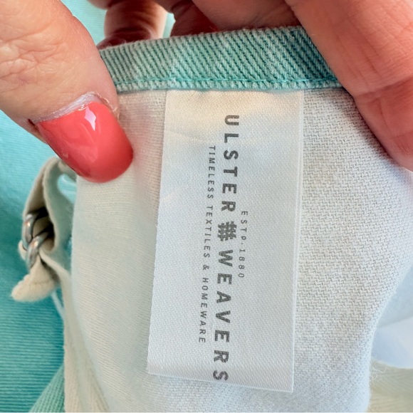 Apron with Cow Print in Green and Brown - Picture 6 of 13